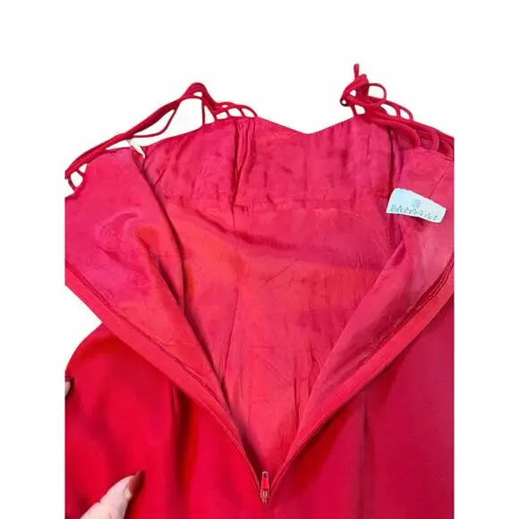 Celavie Collection Red Gown with Sequin Embellishment - Picture 12 of 16